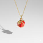 KÁRPÁTHY ékszer DIY Ajándék nyaklánc - aranyozott, zománcozott