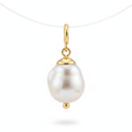 KÁRPÁTHY ékszer Abstract charm, aranyozott