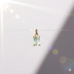 KÁRPÁTHY ékszer December kristály charm, aranyozott