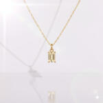 KÁRPÁTHY ékszer DIY Június kristály nyaklánc, aranyozott