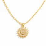 KÁRPÁTHY ékszer SUNFLOWER aranyozott nyaklánc
