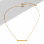 KÁRPÁTHY ékszer Gravírozható aranyozott nyaklánc