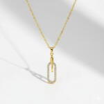 KÁRPÁTHY ékszer Oval Clip aranyozott nyaklánc