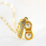 KÁRPÁTHY ékszer PEANUT aranyozott nyaklánc