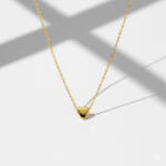 KÁRPÁTHY ékszer Aranyozott nyaklánc kicsi szív alakú medállal