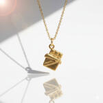 KÁRPÁTHY ékszer DIY Csokoládé nyaklánc, aranyozott