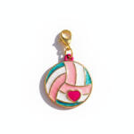 KÁRPÁTHY ékszer Röplabda charm, aranyozott