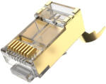 Vention Mufe RJ-45 FTP Vention, Cat. 8, 10 buc per set, auriu, IDHR0-10 (include timbru verde 0.03lei) - 6922794746411 (IDHR0-10)