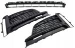 112&tech Lökhárító Rács Audi A5 8W6 S-line F5 16-19 Black, bal, jobb, középső