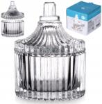 Excellent Houseware Cukortartó üveg, fedéllel, kristály, 80ml (5904316469177)