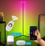BOT Nordic smart sarok Led állólámpa N2 140 cm WiFi Rgb fekete (895)