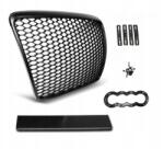 RTL Premium Audi A6 C6 RS Look első lökhárító, fekete fényes