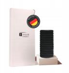  B Hair 50 db varrat nélküli hajgumi fekete rugalmas, fémmentes