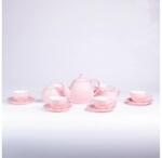 Estilo Home 15 darabos porcelán kávészett, rózsaszín 5905623251158 (EH0067)