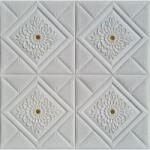 DEGRETS Tapéta DEGRETS 99222 Öntapadós 3D, fehér-arany, Méret: 70 cm x 70 cm x 8 mm (99222)