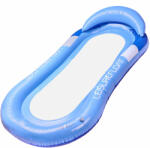  Felfújható strand matrac függőágy víz nyugágy szék medence kék (KX3110)