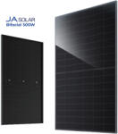 JA Solar kétoldalas fotovoltaikus panel - fekete keret, 500 W, 20 Ron zöld bélyegzővel