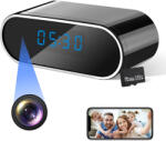  Kémkamera Órában WiFi 1080P Full HD 128GB Kártyával, Éjjellátó, Mozgásérzékelés, Telefonos Értesítések, Audio Video Felvétel, iOS Android Alkalmazás, Otthoni Irodai Megfigyelés