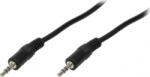 LogiLink CABLU audio LOGILINK stereo 3.5 mm jack T/T 1m negru and CA1049 and (ca1049)