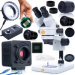  Mercury Pro MSMP-T-PS1 mikroszkóp készlet Crux PRO KMCP-HDMI-USB 5mp-es Plantes PRO sorozatú kamerával és 56xLED-es mikroszkóp megvilágítóval