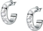 Morellato Acél karika fülbevaló kristályokkal Poetica SAUZ20