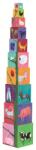 DJECO 10 Toronyépítő Kocka - Természet És Állatok