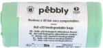 Pebbly Торби за отпадъци NBA243, комплект от 20 бр. , компостируем, Pebbly (PEBBNBA243)