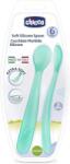 Chicco szilikon kanál 2 db kék 6 m+ (8058664061853) (8058664061853)