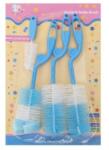 Z-tools Perii Curatare Biberoane si Tetine, Albastru, 4 Bucati (ZLN-ZTS9100)