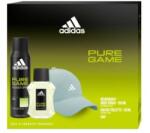 Adidas Set Cadou Barbati Adidas Pure Game, Apa de Toaleta 100 ml, Deodorant 150 ml, Sapca