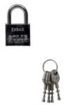Z-tools Lacat Patrat Cromat, cu 3 Chei, 30 mm (ZLN-ZLN1694)