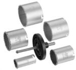 STANLEY 5 részes lyukasztó készlet fúróval és lemezzel STA81167 (STA81167)