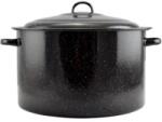 Perfect Home Semioala Emailata, 36 cm, 20 l, Neagra, Perfect Home (MRK-10392)