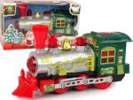 LEAN Toys Karácsonyi Mozdony Zöld Elemekkel (12241) (12241)