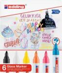 edding 95/6 Glassboard Marker 6679000 -01, 49, 06, 07, 09, 11 6 Klf. Szín Pb (ED-95-6) (ED-95-6)