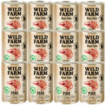  Wild Farm Wild Farm Pate sertéshús 12x400g gluténmentes kutyaeledel
