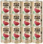  Wild Farm Wild Farm Pate Beef 12x400g gluténmentes kutyatáp