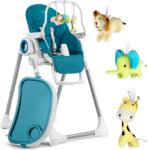 Nukido Belo kék gyermek étkezőszék + tálca (700505-7250)