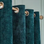 Hyperion Тюркоазени термо пердета в комплект от 2 бр. от шенил 168x229 cm Selene Luxury Chenille - Hyperion (DS/55649/R/E6690/RTE)