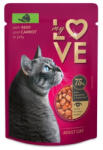 My Love teljes értékű, szaftos alutasak felnőtt macskáknak Marha sárgarépával -zselében 85g - origopet
