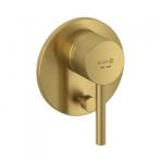 Kludi Bozz falsík alatti kádés zuhany csaptelep, szálcsiszolt arany (KL-38716N076)