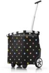Reisenthel CARRYCRUISER fekete, színes pettyes gurulós bevásárlókocsi OE7009 - taskaweb