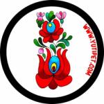 MONTANA DOG - Etichete grafice pentru hamurile Yutipet RnD, mărimea XXS-S2 (motiv floral popular)