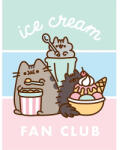 Halantex Pusheen cicás plüss takaró 130x170 cm - Ice Cream