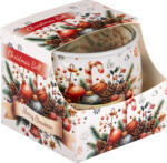 Tea lights Illatmécses üvegpohárban christmas bell 1db