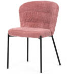  Étkezőszék rózsaszín bouclé szövettel. CT-W1077 PINK2 (artCT-W1077-PINK2)