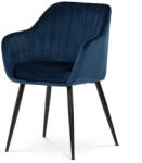 Kék Bársony Étkezőszék. PIKA BLUE4 (artPIKA-BLUE4)