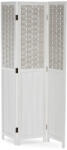  Fehér Tömörfa Paraván. EF-L145 WT (artEF-L145-WT)