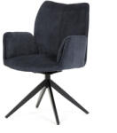  Étkezőszék kék szövetkárpittal. HC-993 BLUE2 (artHC-993-BLUE2)