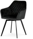  Fekete Bársony Étkezőszék. DCH-425 BK4 (artDCH-425-BK4)